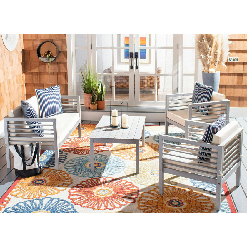 Alda Eucalyptus 4-Piece Outdoor Set