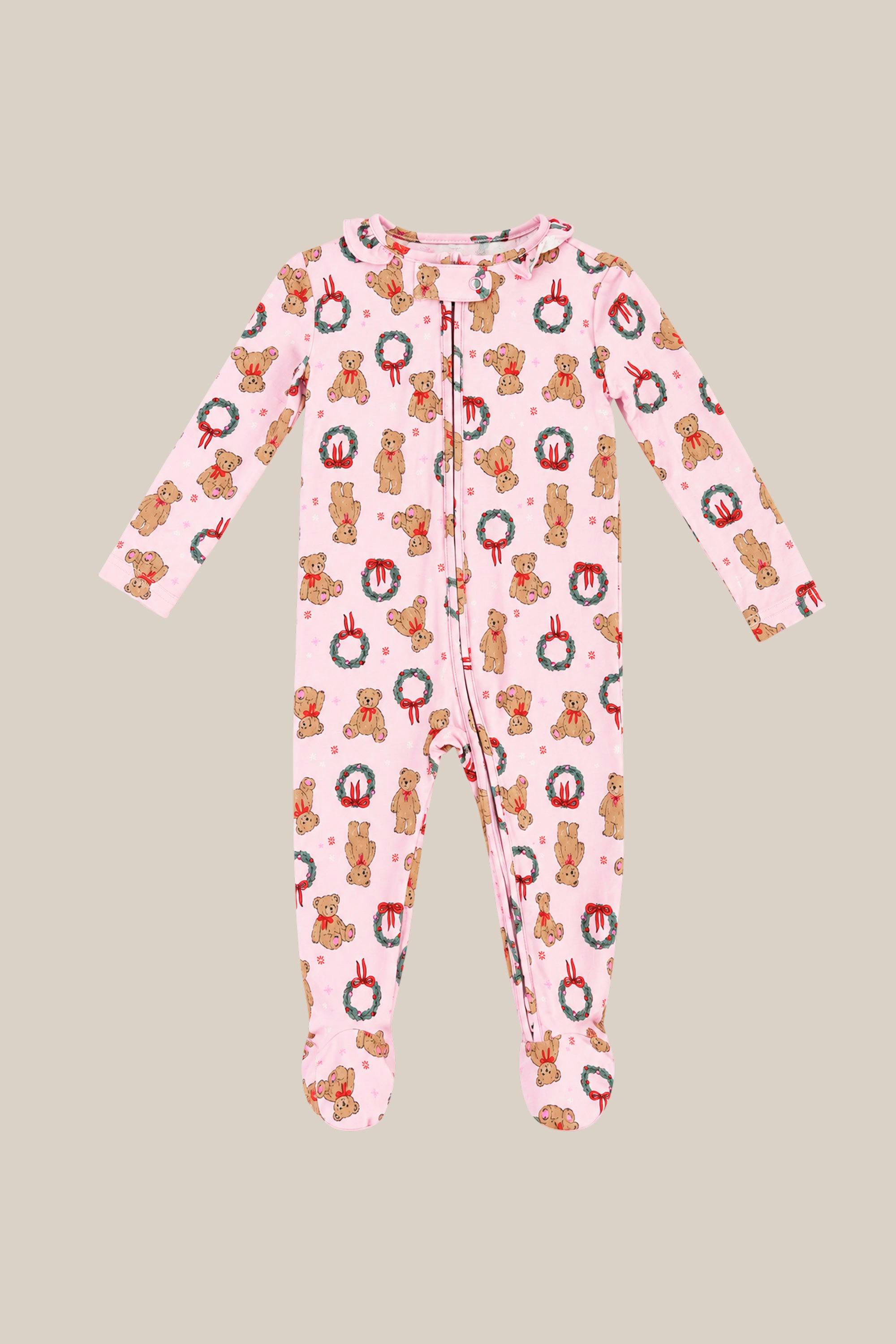 Baby So Soft Onesie in Teddy Bear Wreaths
