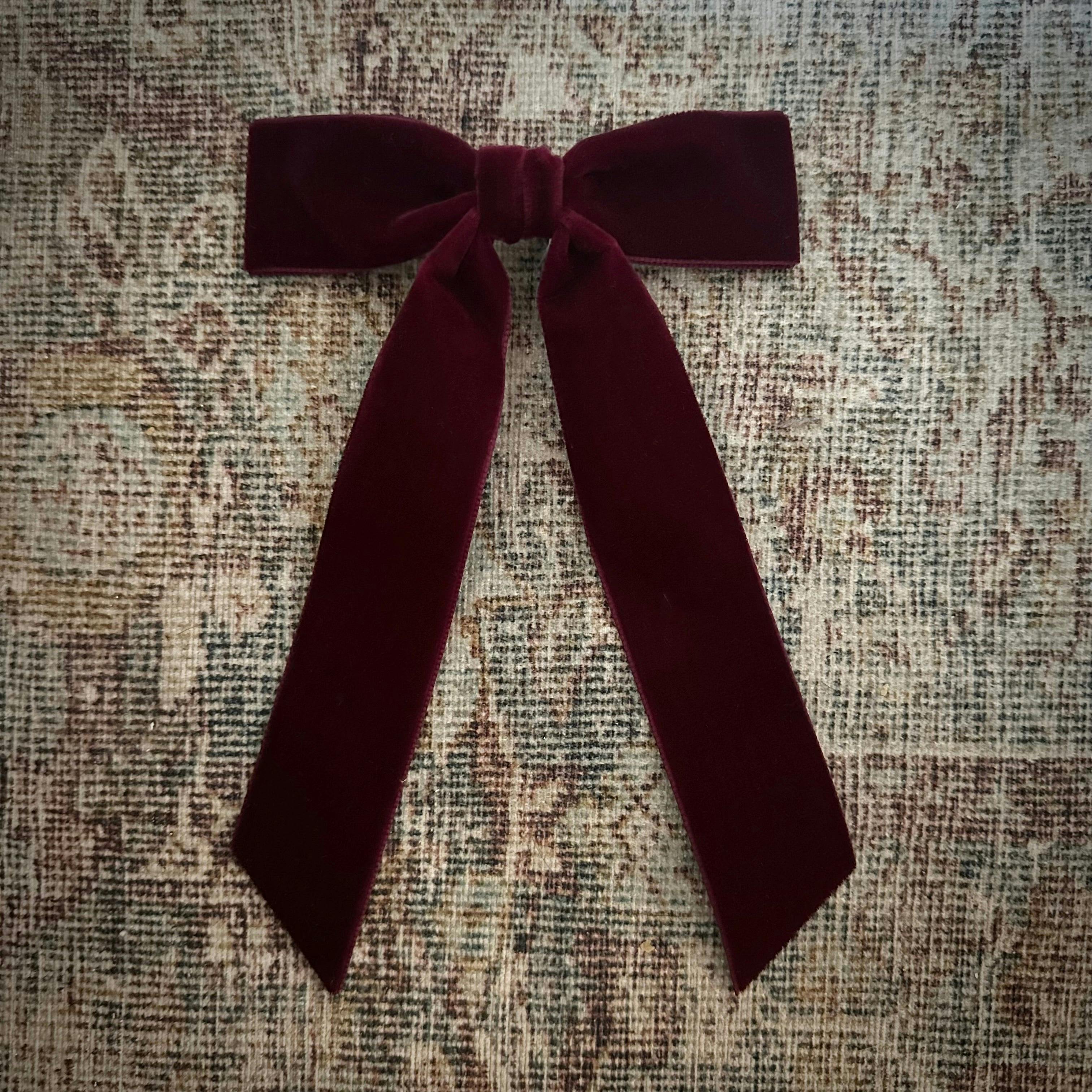 Mademoiselle Velvet Bow