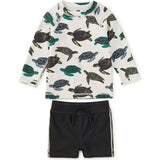 Rash Guard Baby Swim Set, Blue