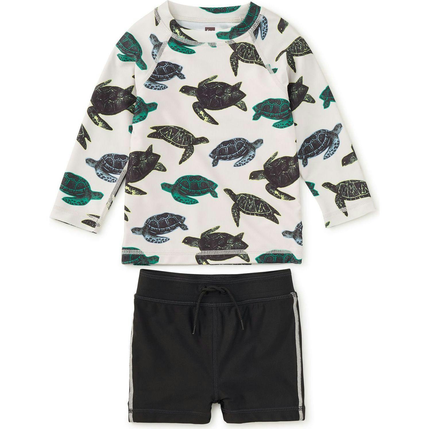 Rash Guard Baby Swim Set, Blue
