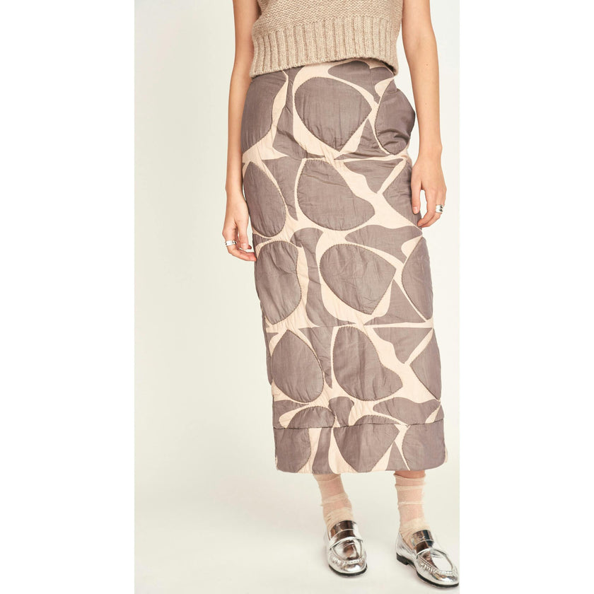 Lombok Skirt in Charcoal Jurassic