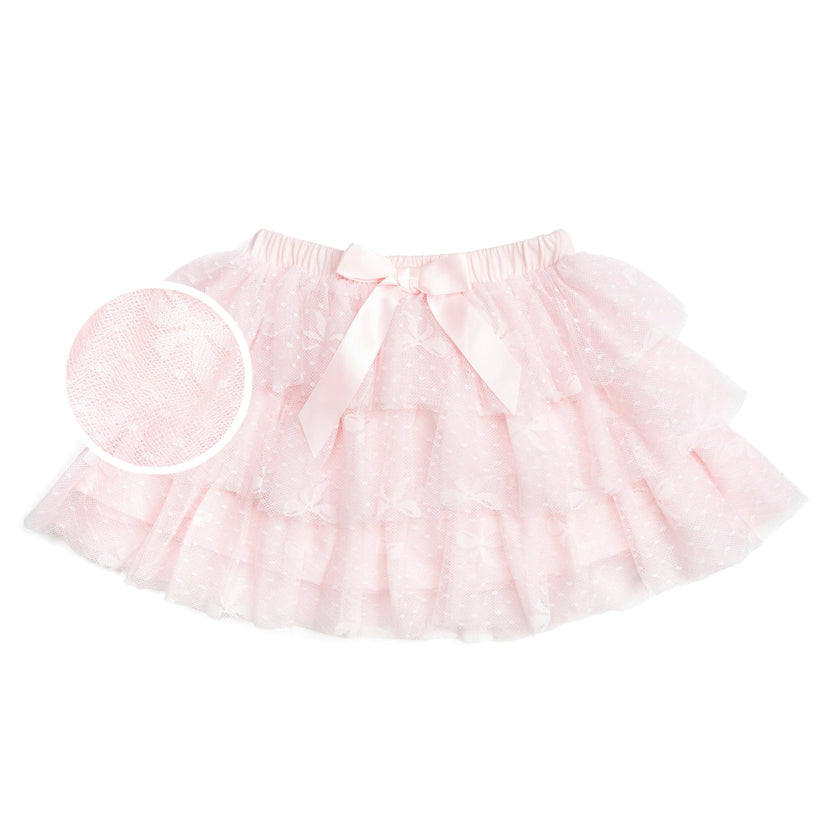 Bow Lace Tiered Tutu