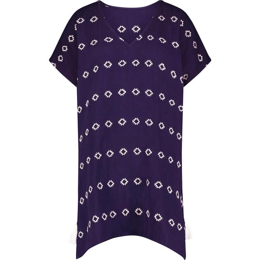 Women's Capucine Embroidered Mini Caftan Dress