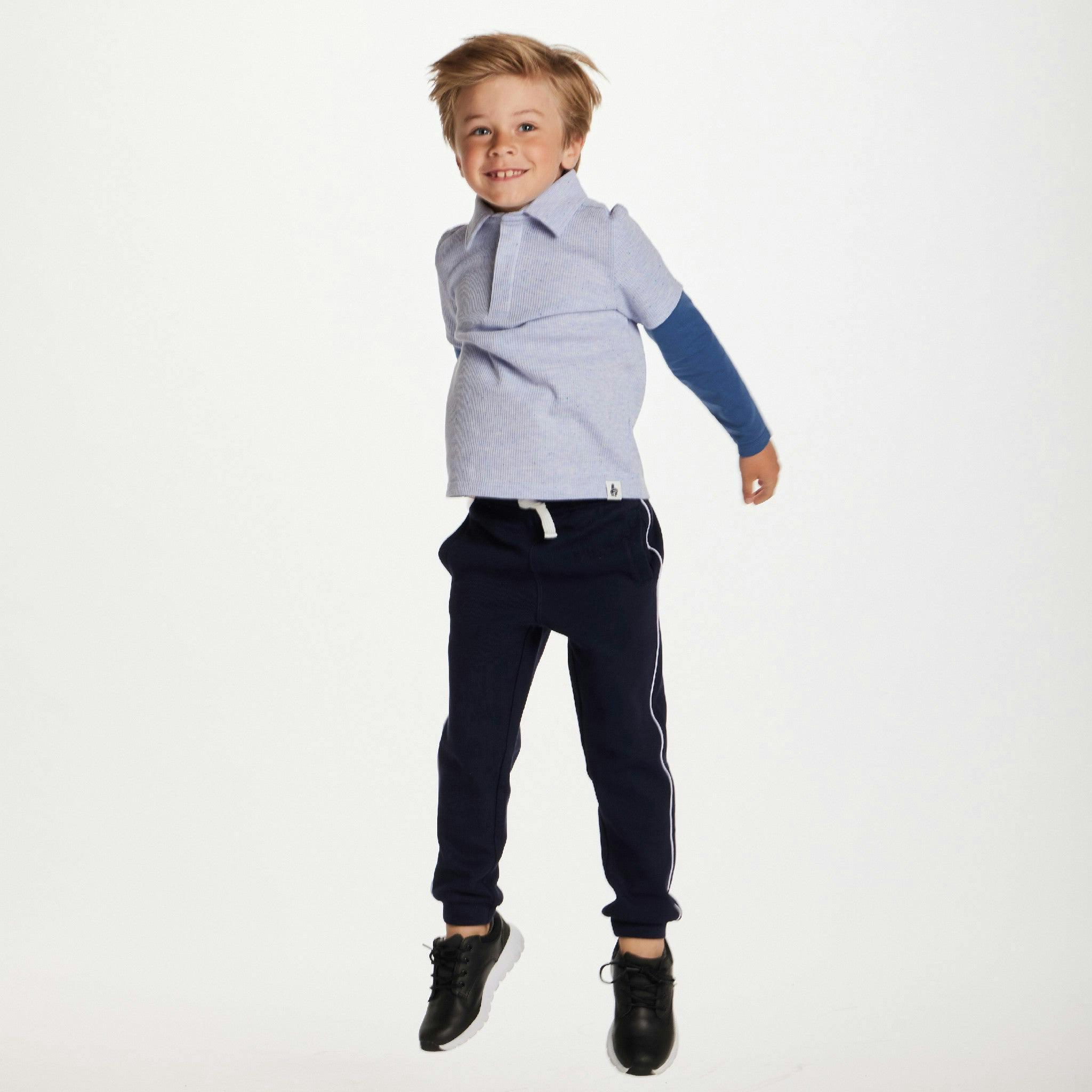 Kids Knit Denim Jogger