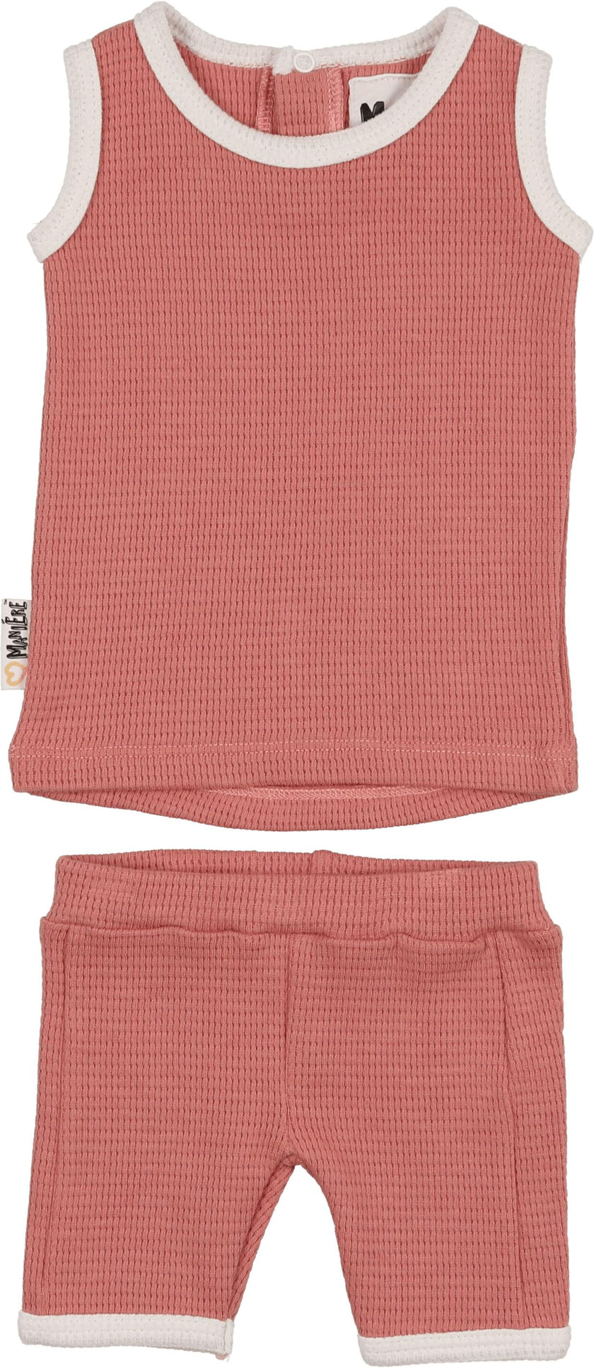 Waffle Knit Tank Set