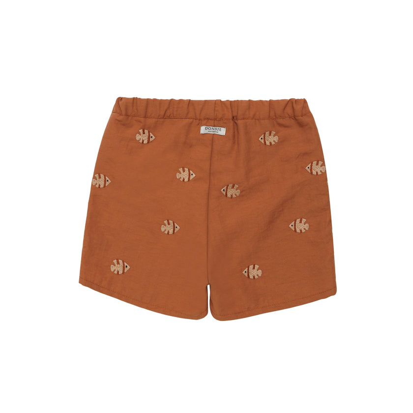 Wangu Swim Shorts | Moonfishes | Rust