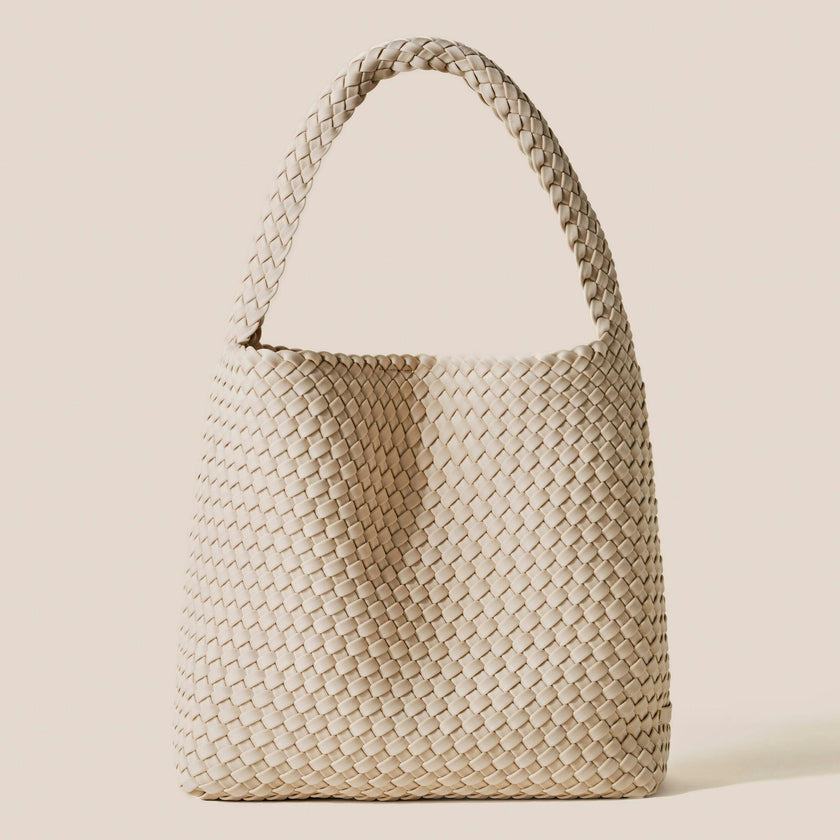 Nomad Medium Hobo | Ecru