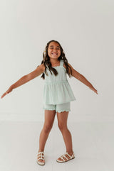 Ruffle Gauze Shorts