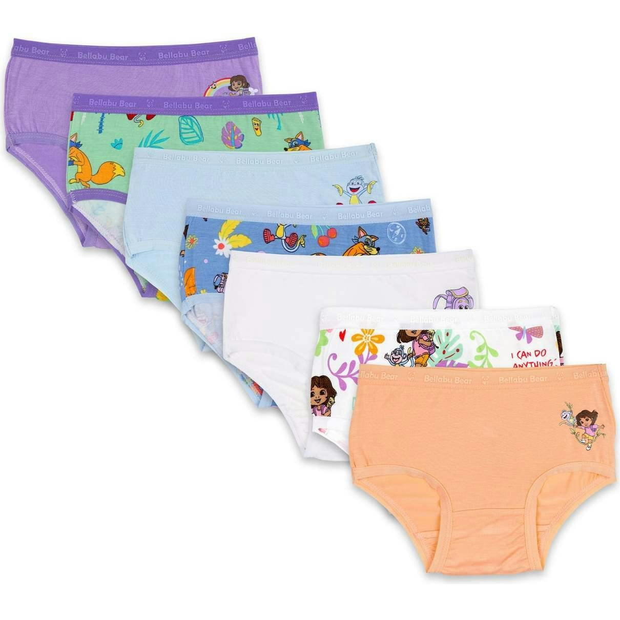 Dora: The Explorer Bamboo Girls' Underwear 7-Pack