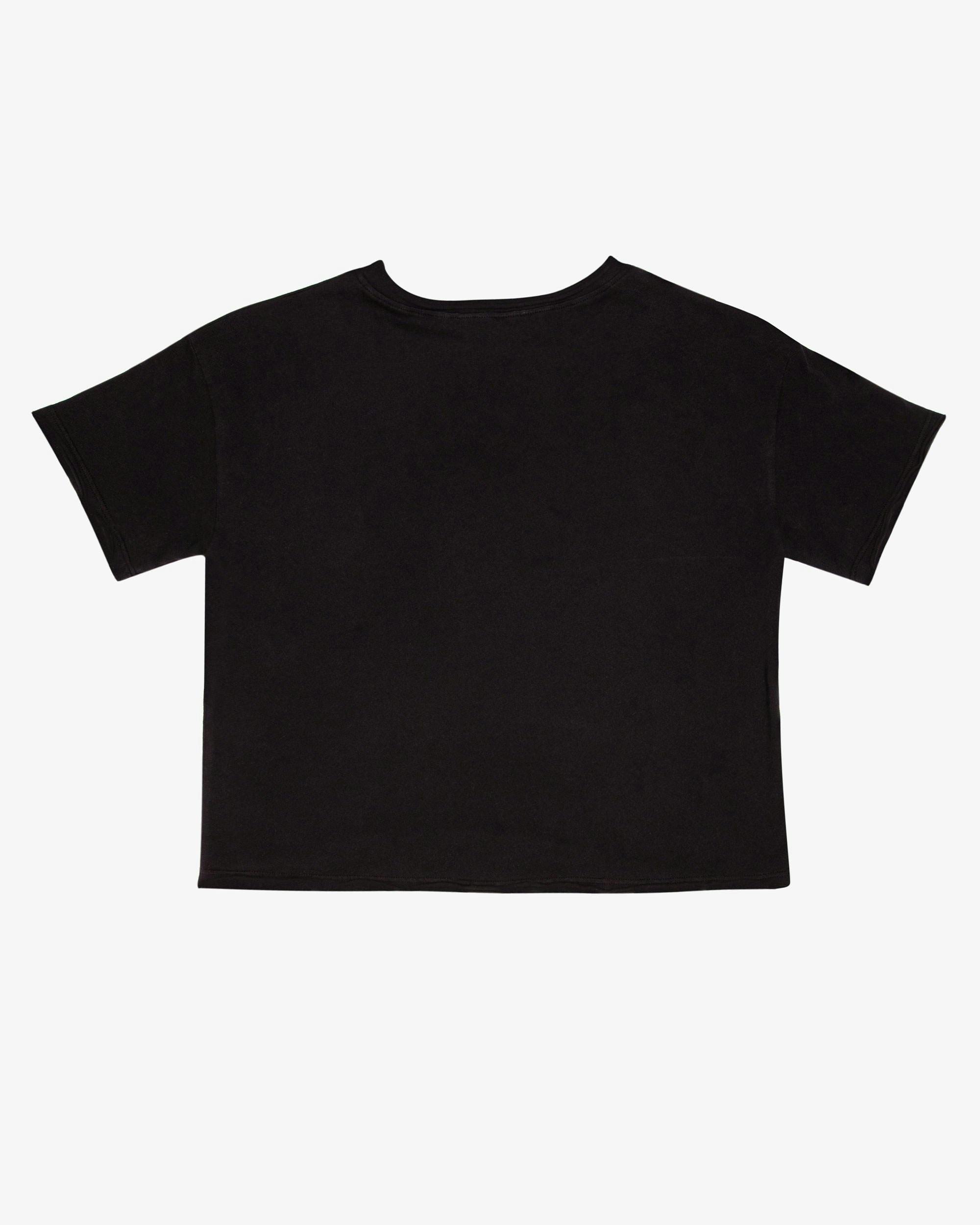 Cotton Jersey Raw Edge Pocket Tee
