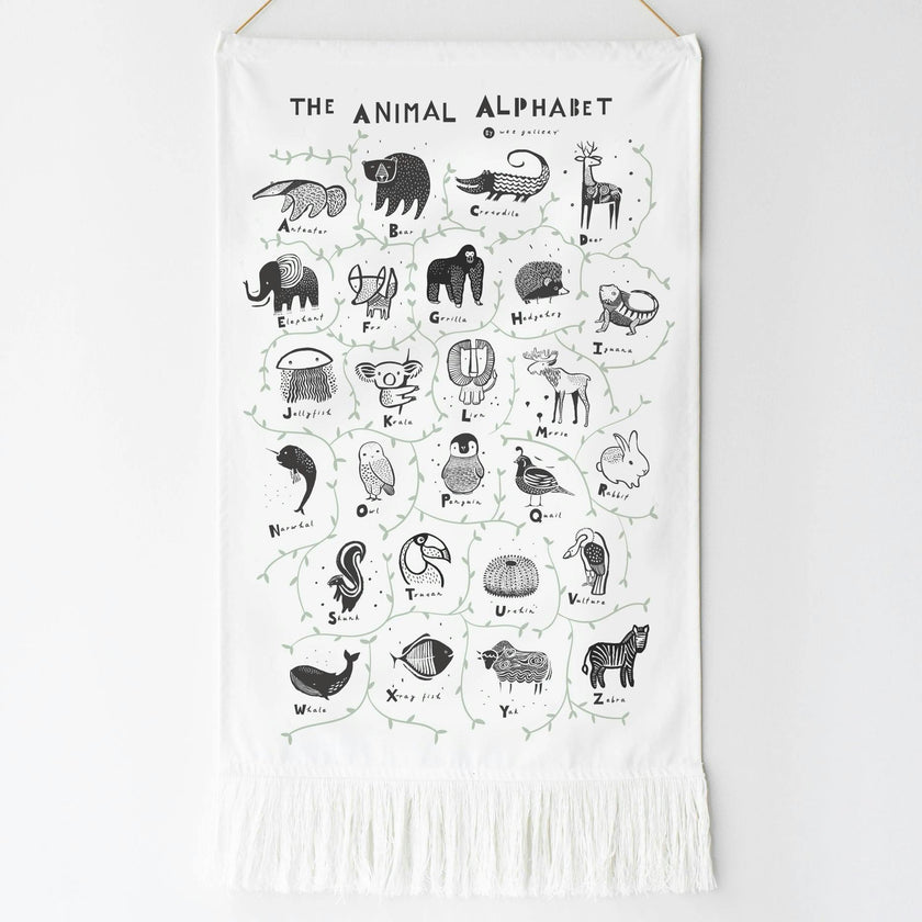 Animal Alphabet Wall Hanging