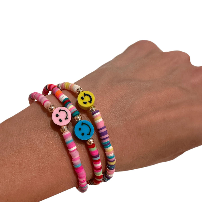 Smiley Rainbow Bracelets