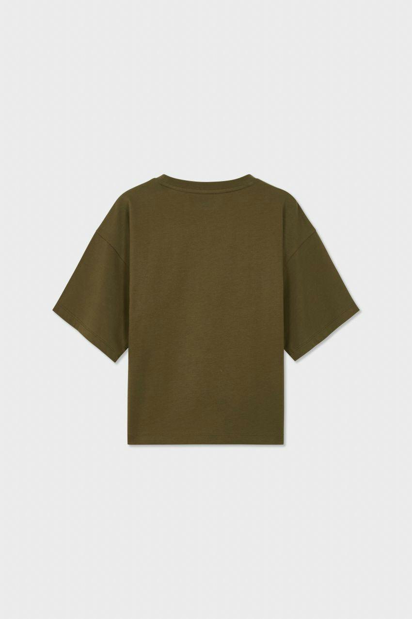 Relaxed Organic Cotton Trumpet Sleeve T-Shirt