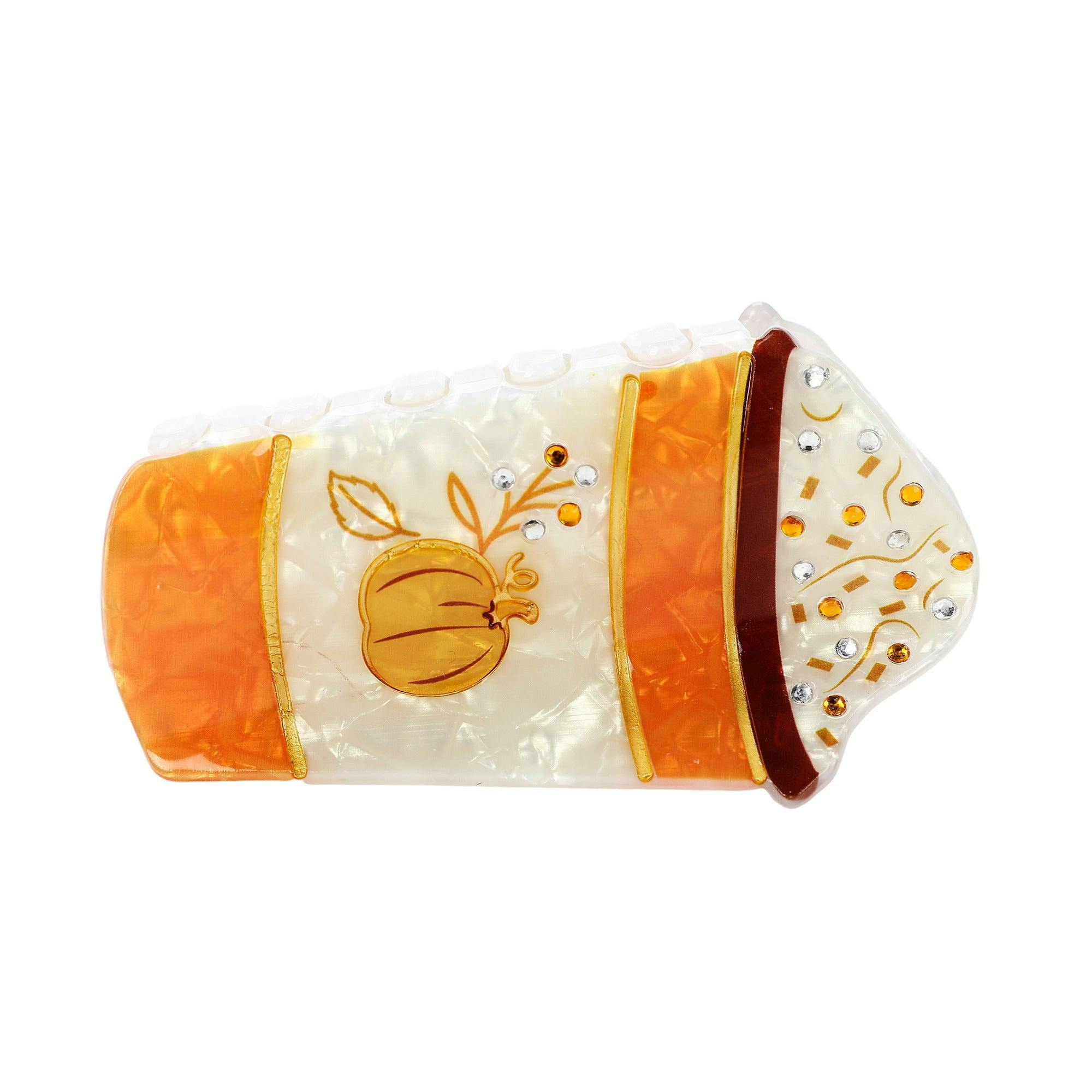 Pumpkin Latte Claw Clip Hair Accessory