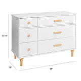 Lolly 6-Drawer Assembled Dresser (48")