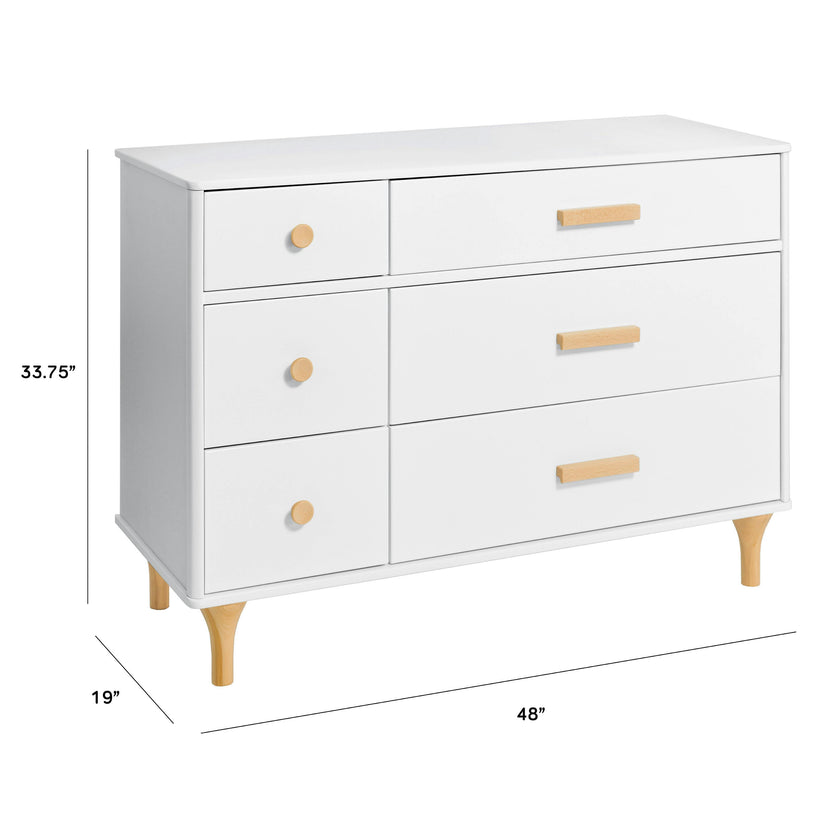 Lolly 6-Drawer Assembled Dresser (48")