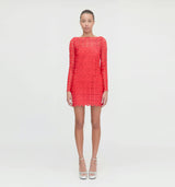 The Eliza Mini Dress - Poppy Lace