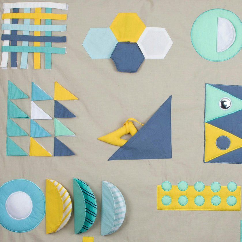 Neo Eometric Shapes Play Mat