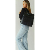 Women's Vegan Leather Padded Laptop Sleeve Backpack