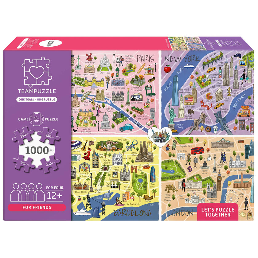TeamPuzzle: City Trip - 1000pc