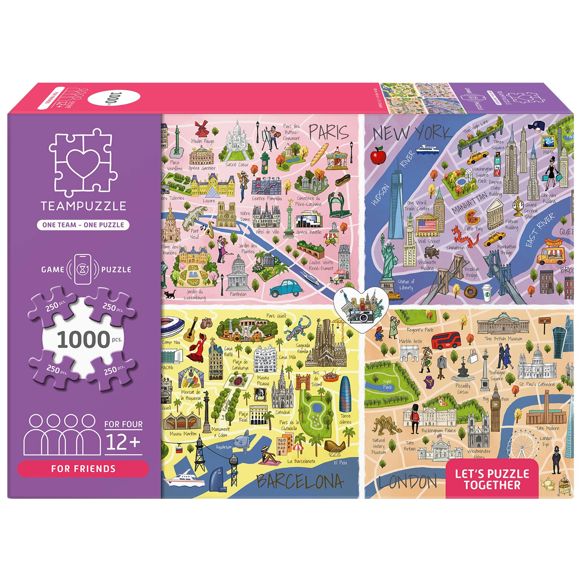 TeamPuzzle: City Trip - 1000pc
