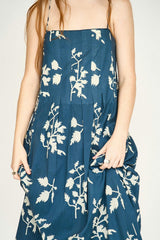 Zuma Dress in Navy Fig