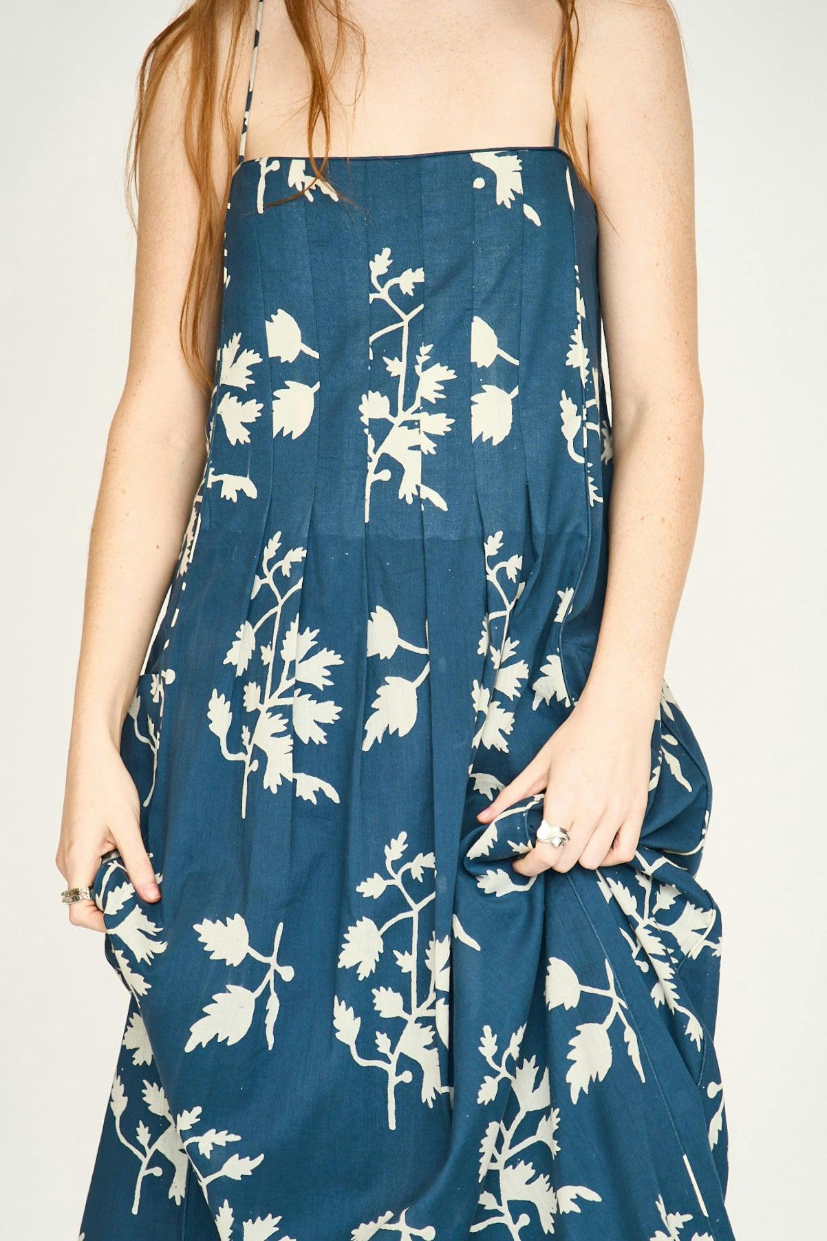 Zuma Dress in Navy Fig