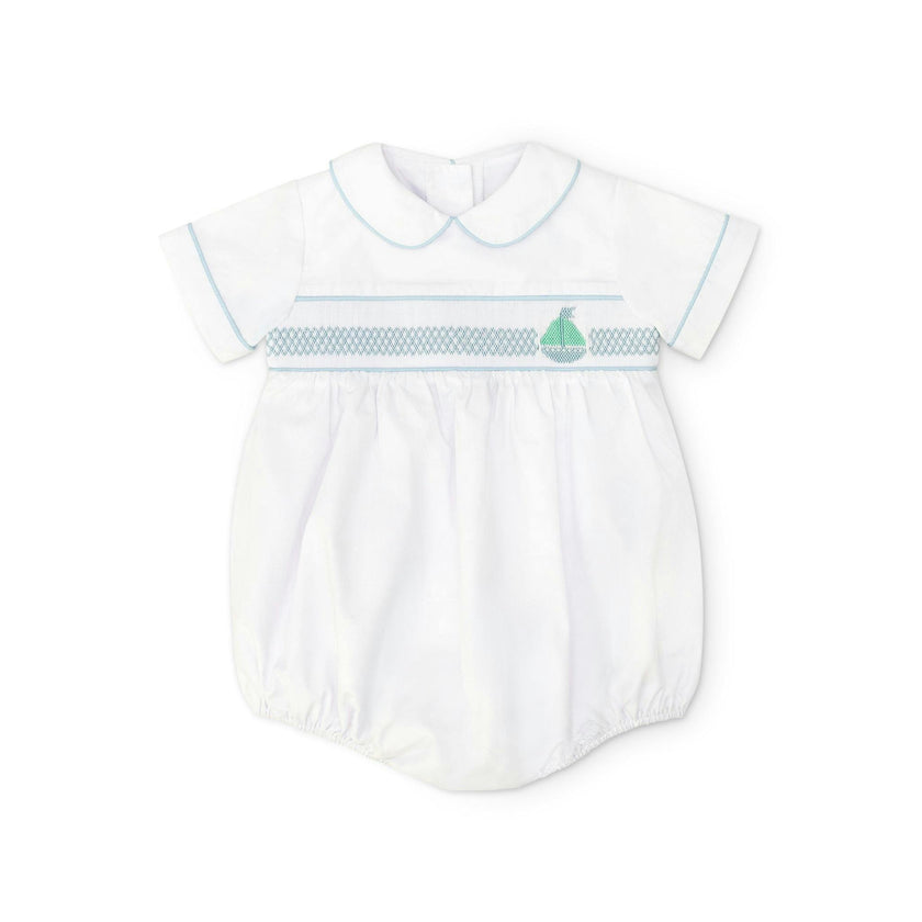 Charlie Bubble in Smocked Sailboats