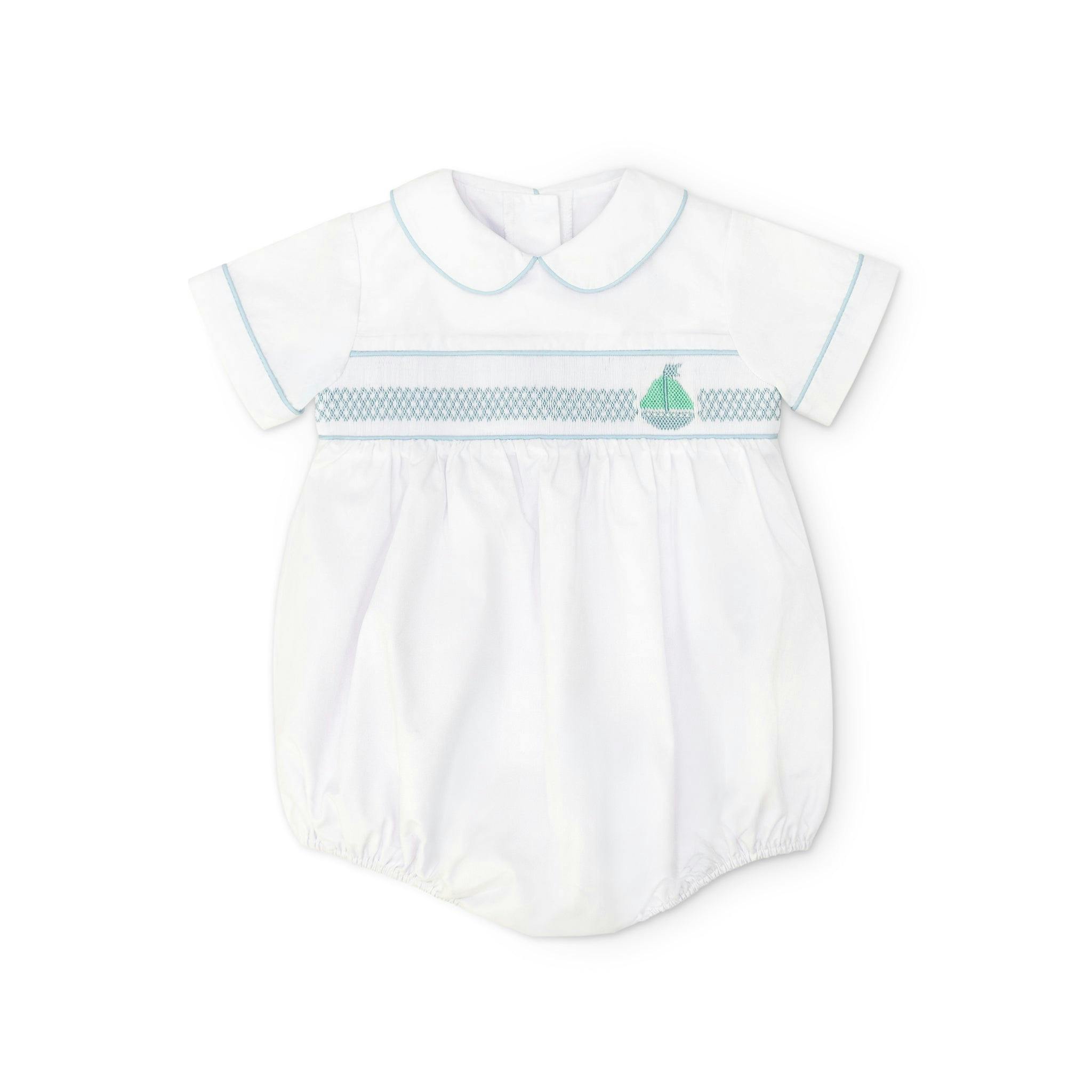 Charlie Bubble in Smocked Sailboats
