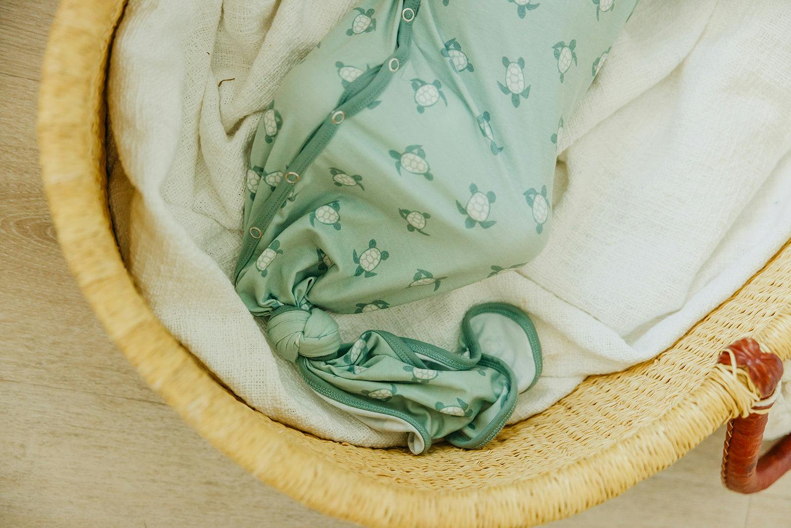 Newborn Knotted Gown - Wade