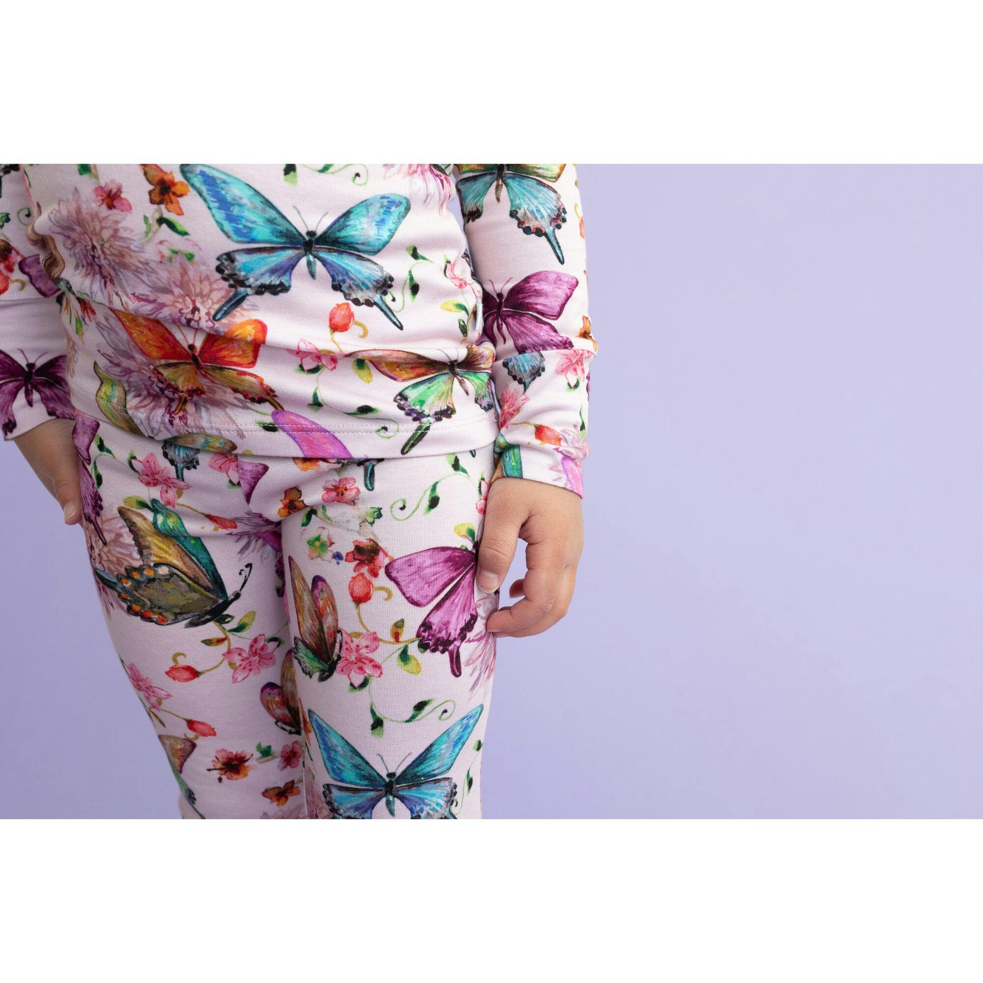 Watercolor Butterfly Classic Pajama Set