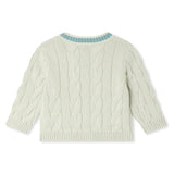 BONPOINT Giorginol Baby Cardigan - Bleu Gris
