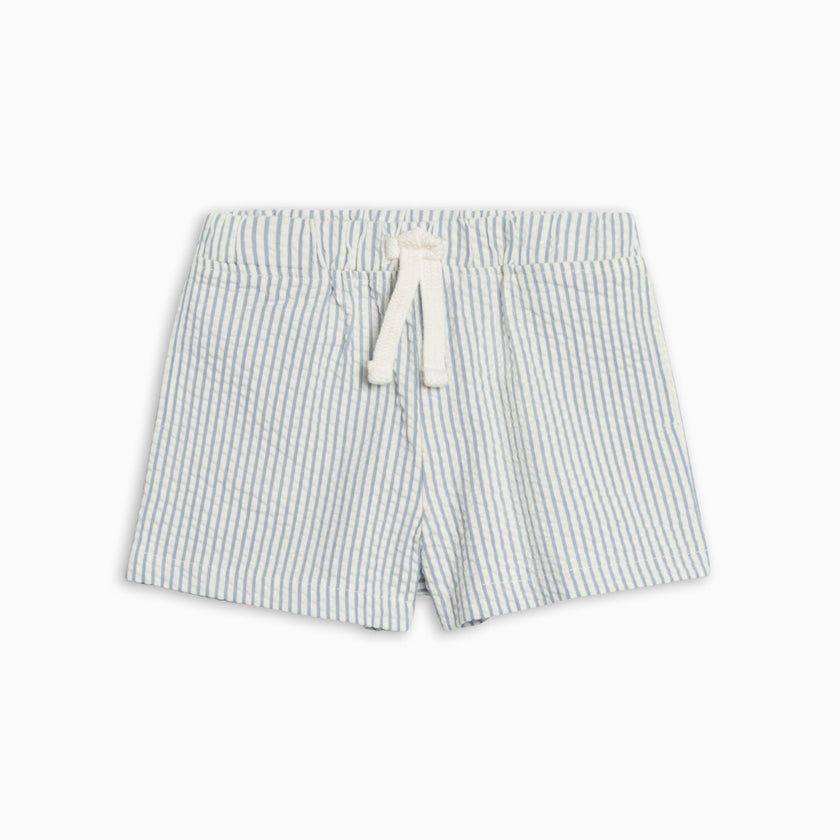 Nixie Seersucker Shorts - Shore Stripe / Sea