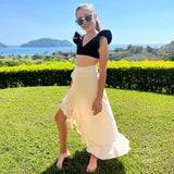 Girl's Wrap Skirt - Sand