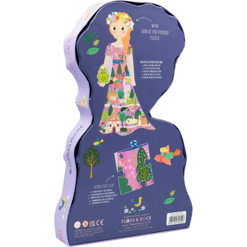 Fairy Tale 40pc "Princess" Shaped Jigsaw