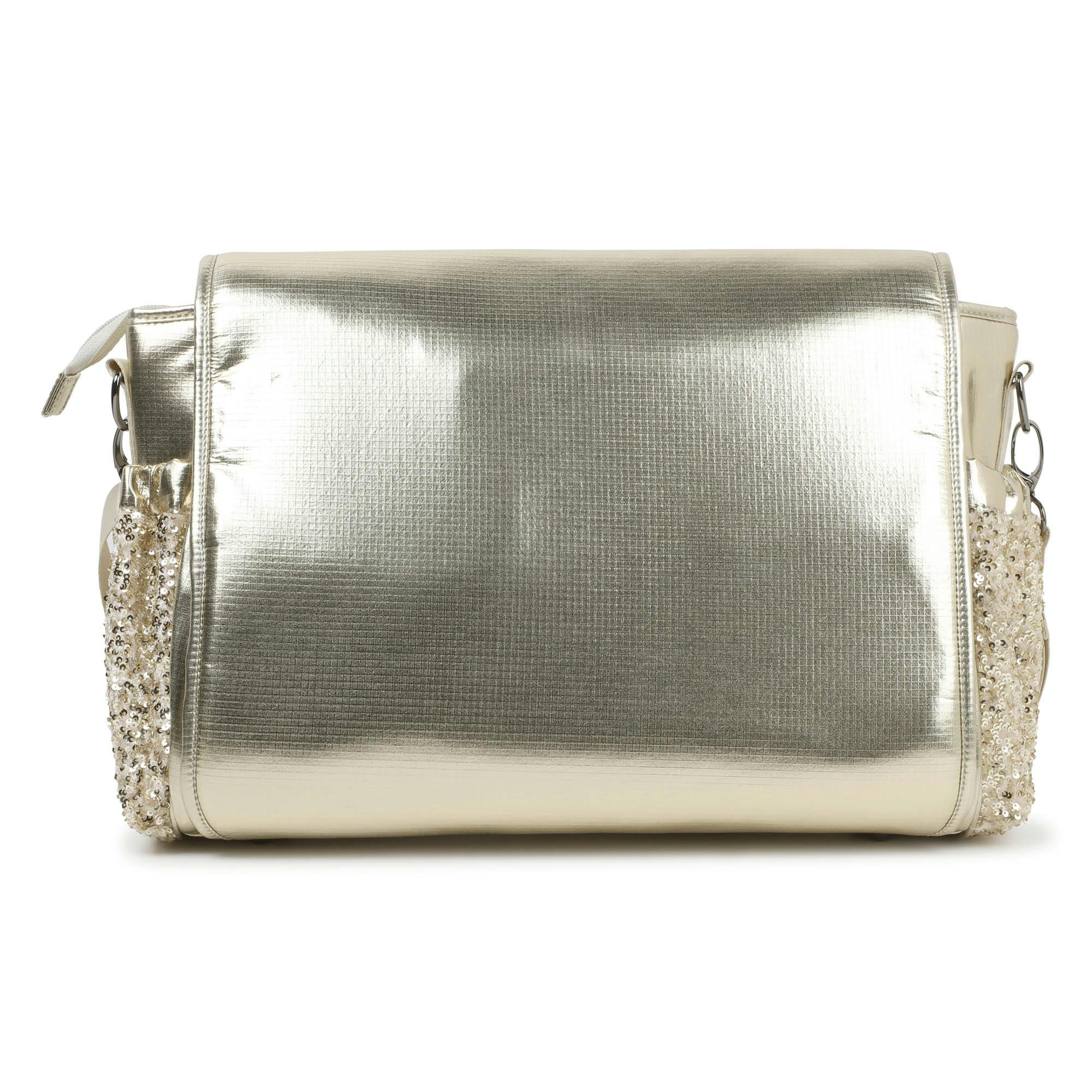 Metallic diaper bag