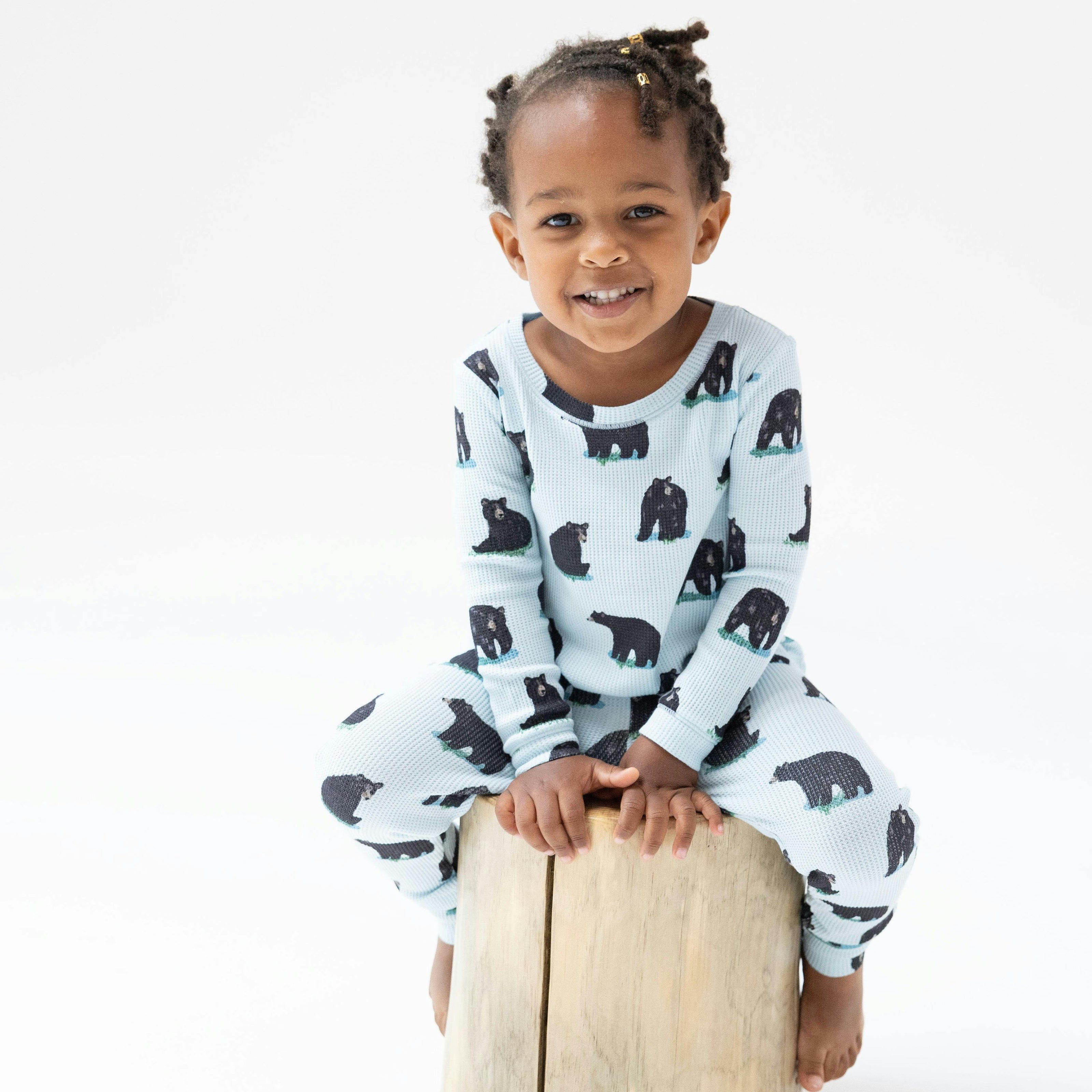 Black Bears - Long Sleeve Loungewear Set