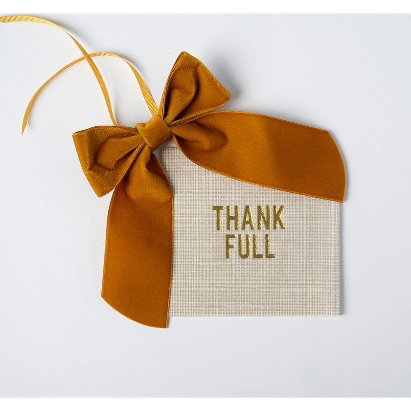 Thank Full Disposable Cocktail Napkin
