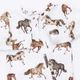 Wild Horses - 2 Way Zipper Footie