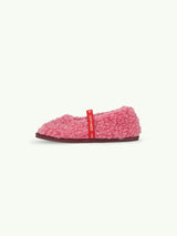 women's merino wool slippers - dusty pink