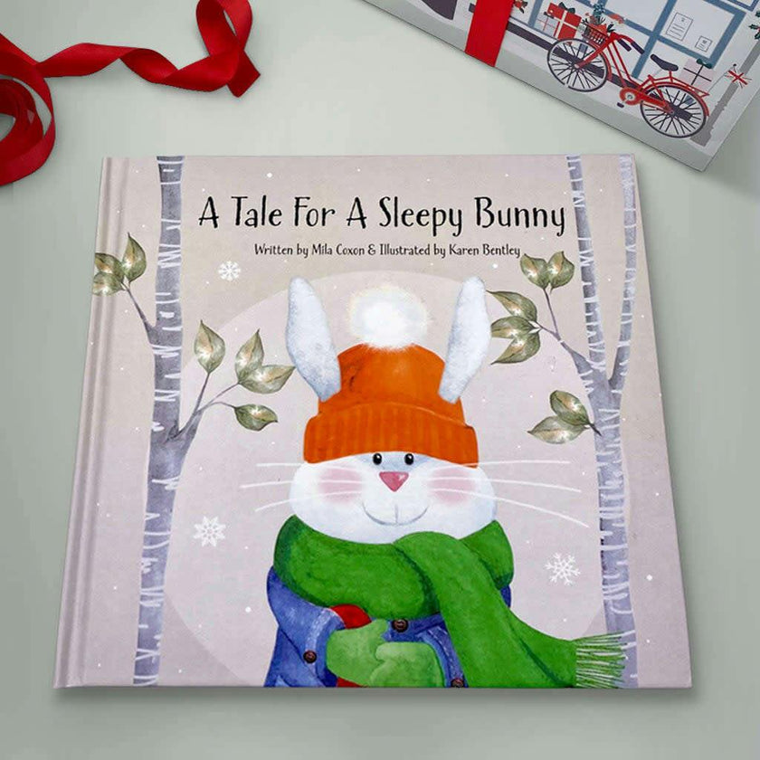 A Tale For A Sleepy with Personalized Little Grey Soft Toy