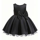 Black Canyonelle Bow Waist Dress
