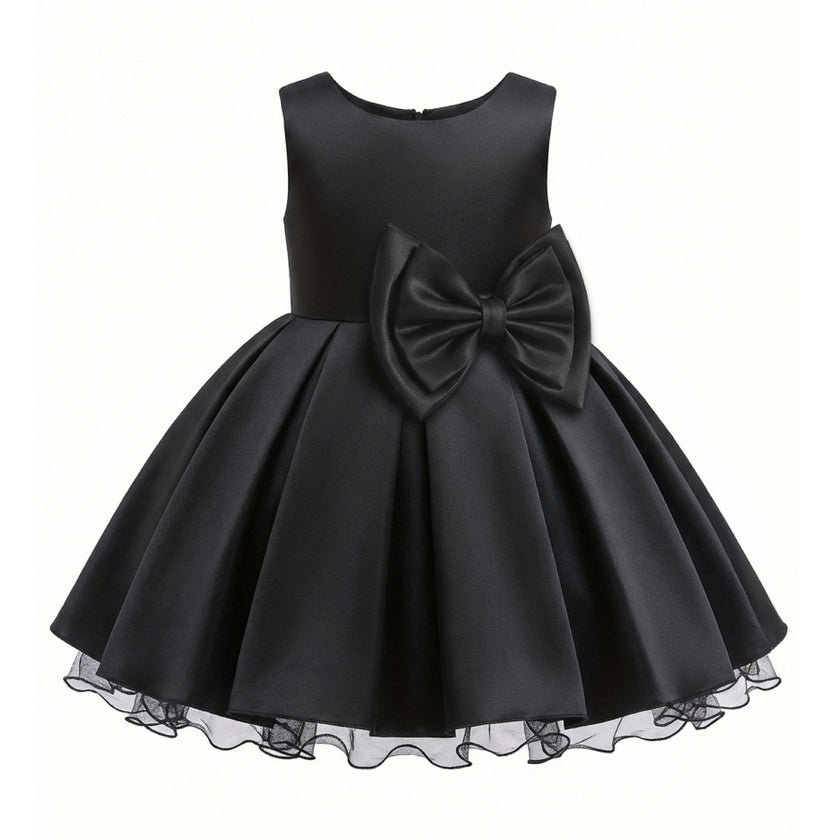 Black Canyonelle Bow Waist Dress
