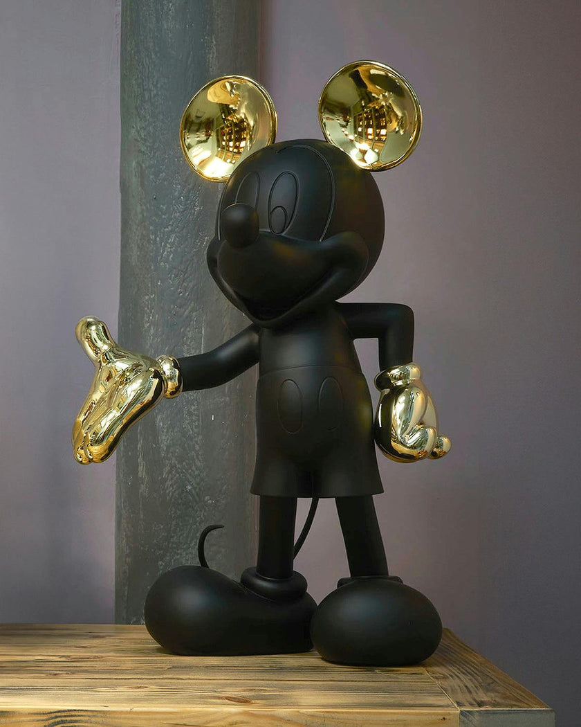 Mickey WELCOME Black & Gold 12in