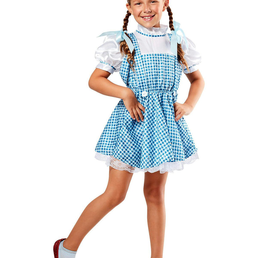 Girls' Sparkling Wizard of Oz Dorothy Costume