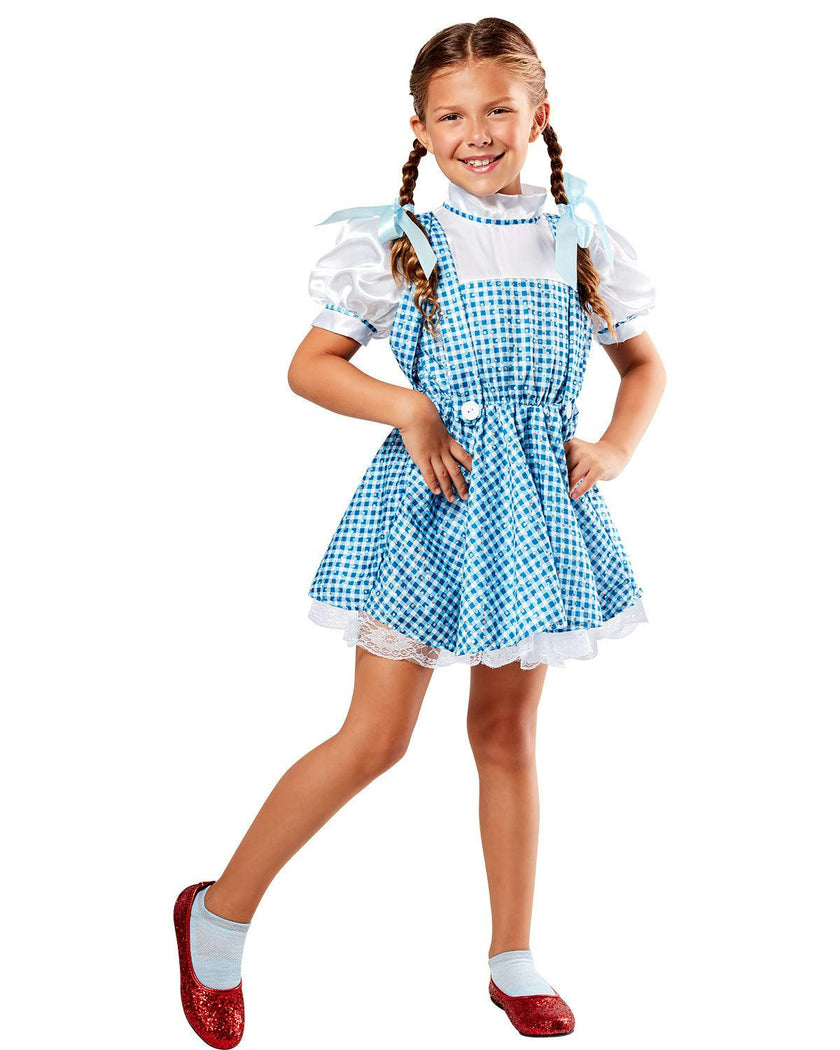 Girls' Sparkling Wizard of Oz Dorothy Costume