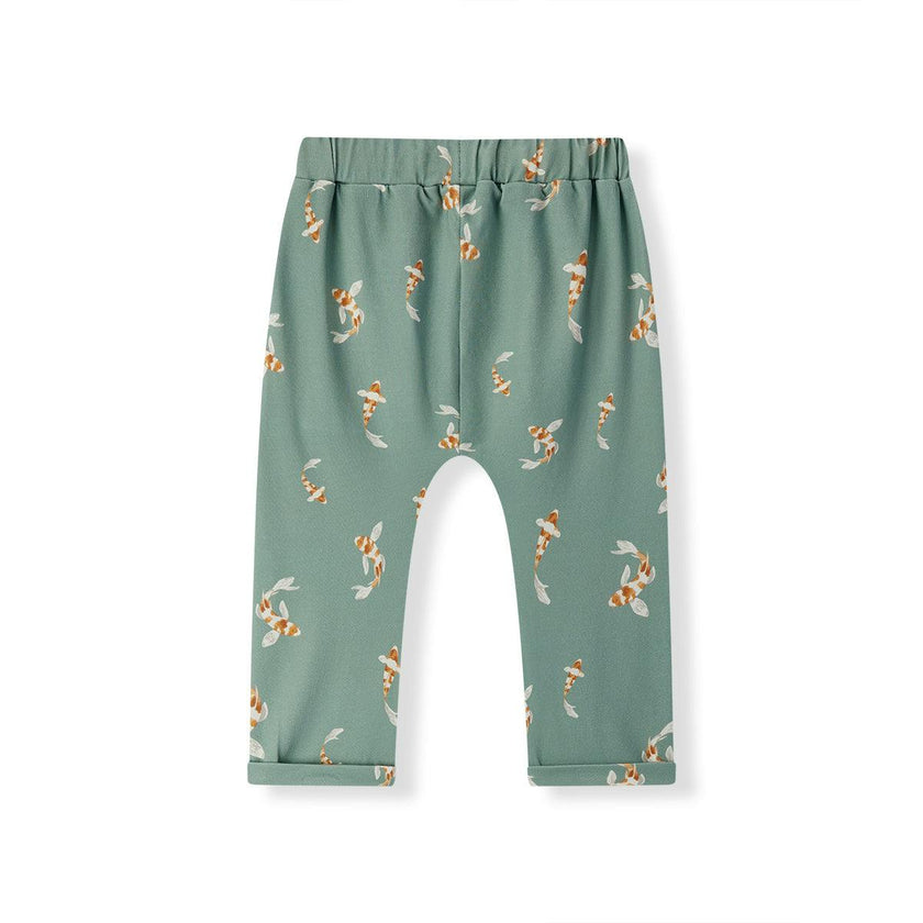Swimming Koi Cotton Stretch Jogger Pants