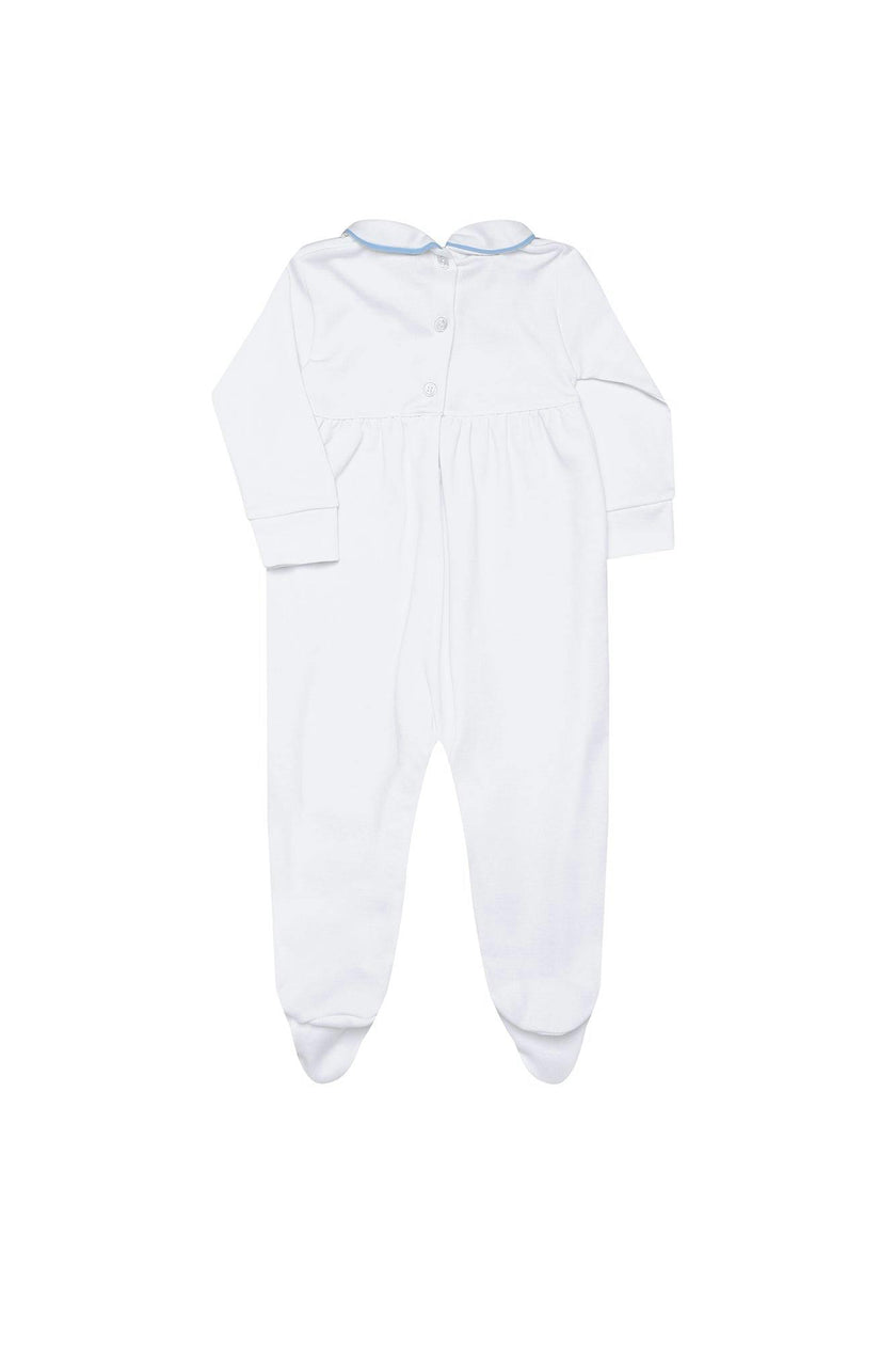 Nella Long Sleeve Smocked Footie