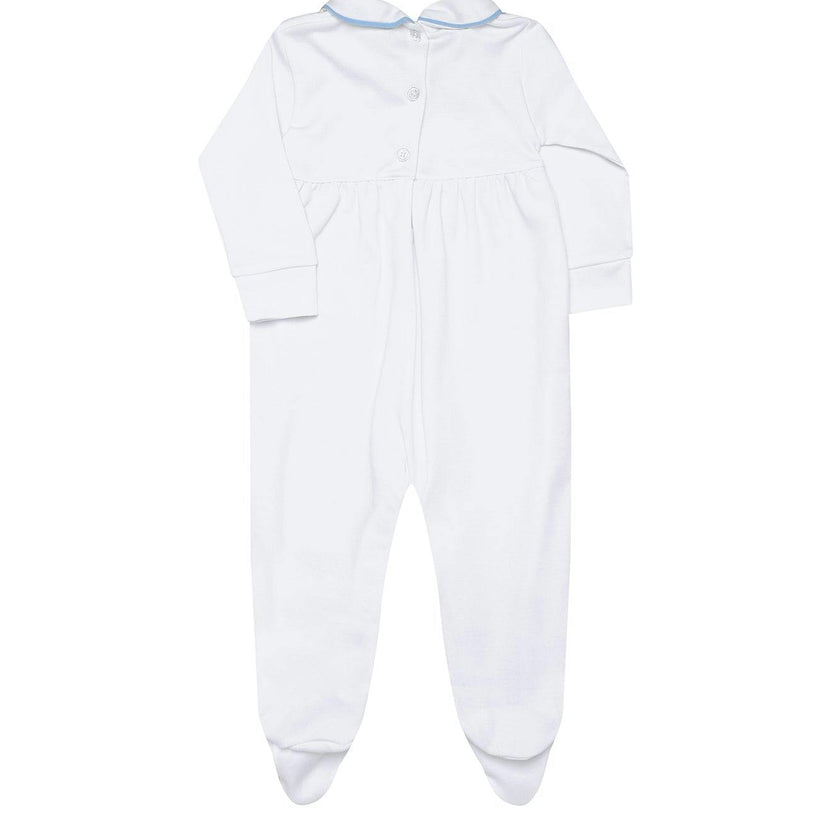 Nella Long Sleeve Smocked Footie